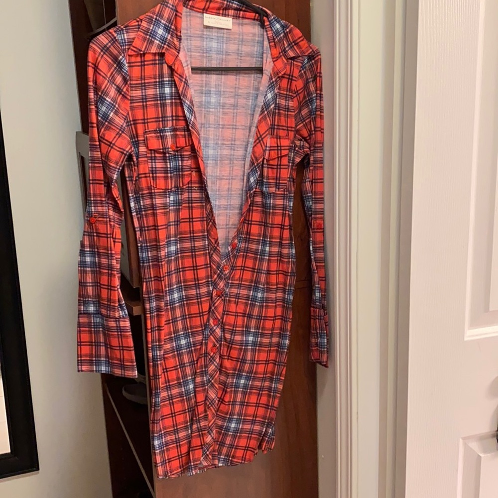 Flannel dress